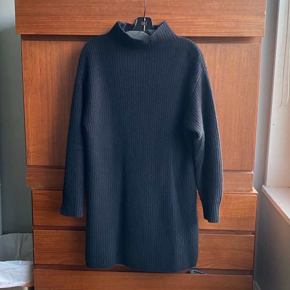 Camila Morrone x Naked Cashmere Sonya sweater dress black size S MSRP $395